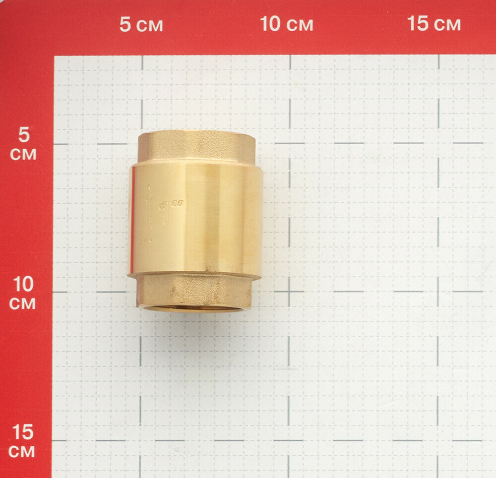 Клапан обратный магистральный Джилекс 1 дюйм (латунное седло) - фото №17