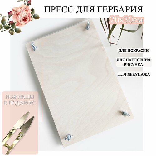 Пресс для сушки цветов трав и листьев 2100₽