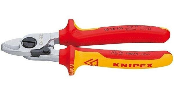 Кусачки KNIPEX KN-9526165 для кабеля из меди и аллюминия