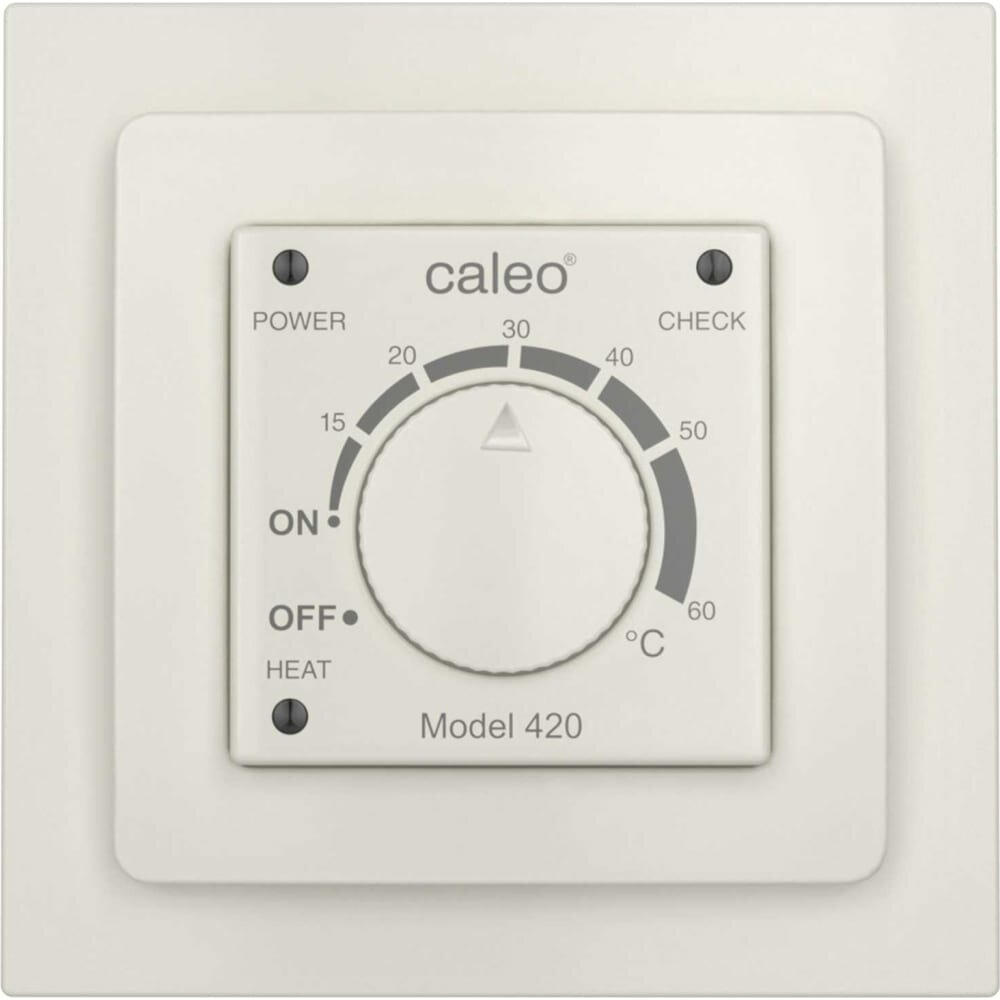 фото Встраиваемый аналоговый терморегулятор Caleo 420