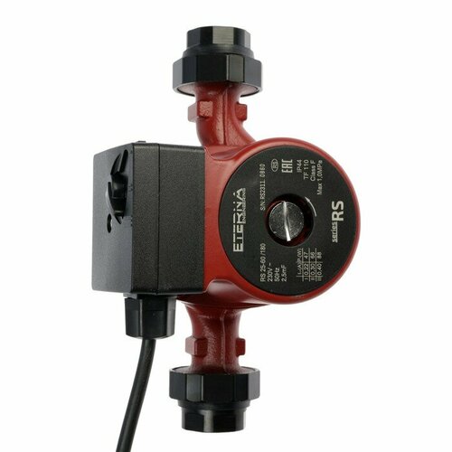 Насос циркуляционный ETERNA RS 25-60 476688 Вт напор 6 м 71 лмин кабель 1 м 4319₽