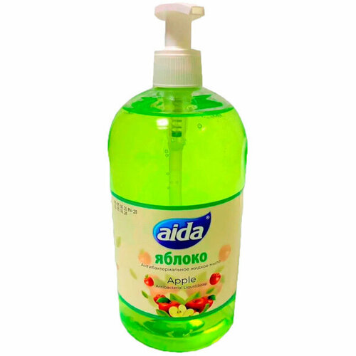 Мыло жидкое Aida Яблоко 1л увлажняющее жидкое мыло для рук profit soap apple яблоко бутылка 1л