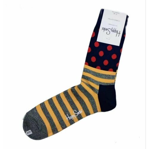 Носки Happy Socks, размер 41-46, серый, красный, черный