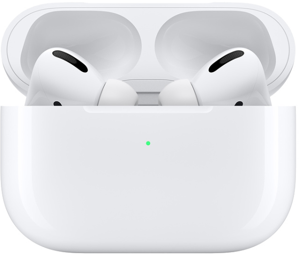 Apple Bluetooth-гарнитура Apple AirPods Pro в футляре с возможностью беспроводной зарядки MagSafe, белая — фото 1