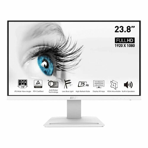 Монитор MSI PRO MP243W 9S6-3PB5CH-090 238FHDIPS75Hz250cdHDMIDP 2637700₽