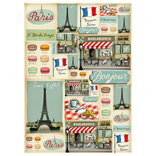 Фетр с принтом 50 х 70 см 1 мм STAMPERIA FLSGST15 718₽