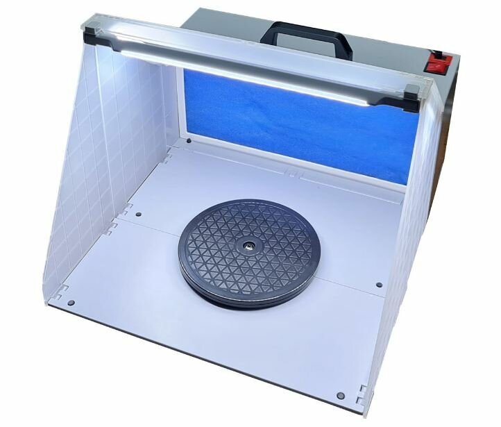 фото Окрасочный бокс JAS 12В, светодиодная подсветка рабочей зоны