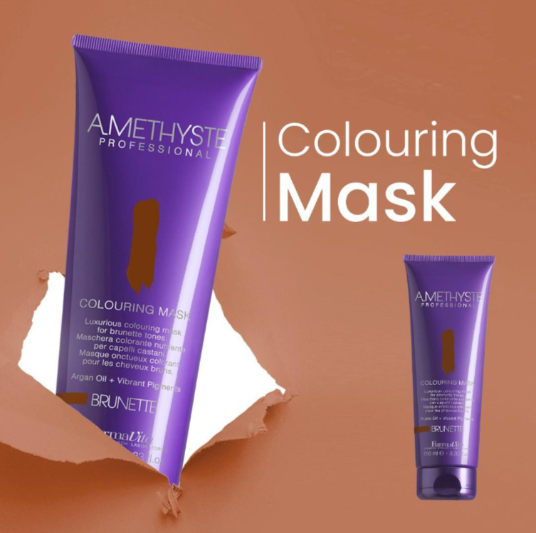 Оттеночная маска для волос Amethyste Colouring Mask-Brunette (57004, 57 004, Брюнет, 250 мл) FarmaVita - фото №15