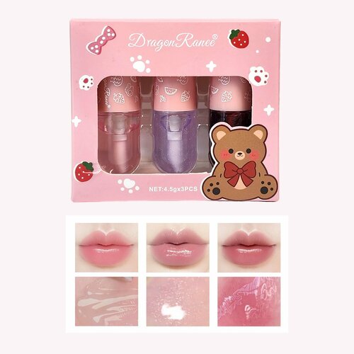 Блеск для губ набор 3 штуки 337₽