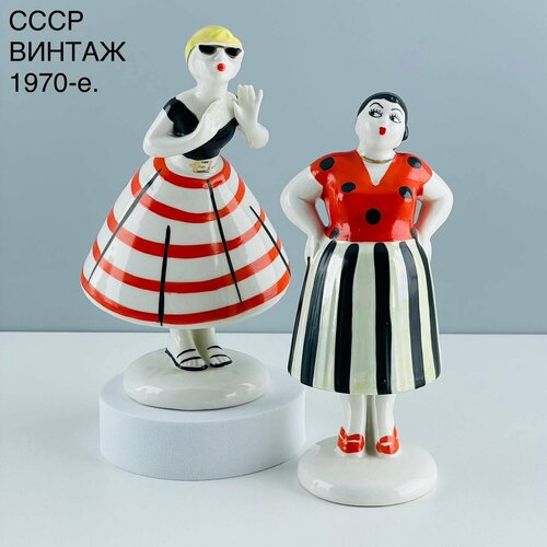 Винтажные парные статуэтки 