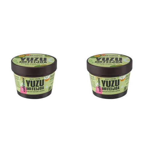 Крем для тела Cafe mimi Юзу и Фейхоа 110 мл 2 шт 719₽