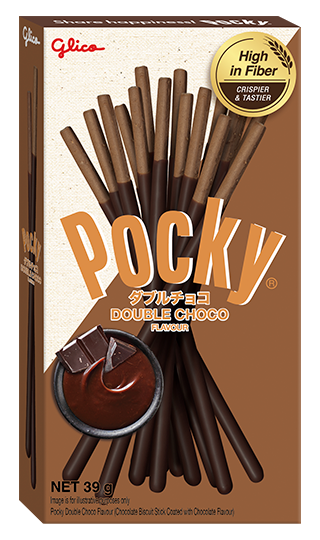 Шоколадные палочки Pocky двойной шоколад, 47 г