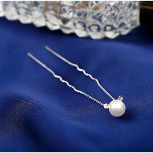 Шпилька для волос Бусинка стразы 08х6 см 234₽