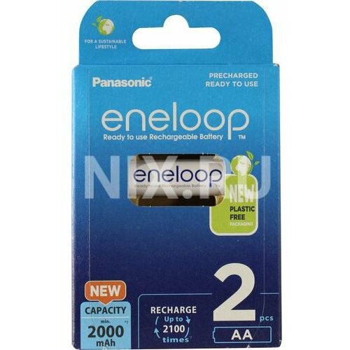 Аккумулятор Panasonic Eneloop AA 2000 mAh (2шт) BK-3MCDE/2BE