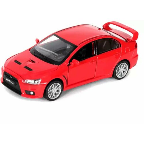 Модель машины Mitsubishi Lancer 1:32 свет, звук, Инерционный механизм 68662 модель машины mitsubishi lancer 1 32 свет звук инерционный механизм 68662