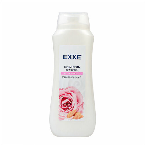 Крем-гель для душа EXXE расслабляющий, роза и миндаль, 400 мл (комплект из 6 шт)