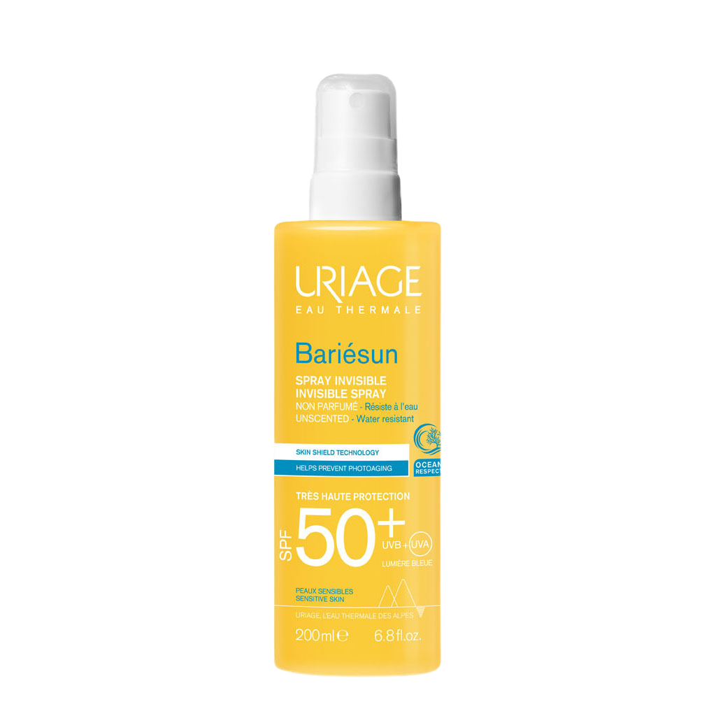 Спрей без ароматизаторов Invisible Spray Unscented SPF 50+, 200 мл Uriage - фото №5