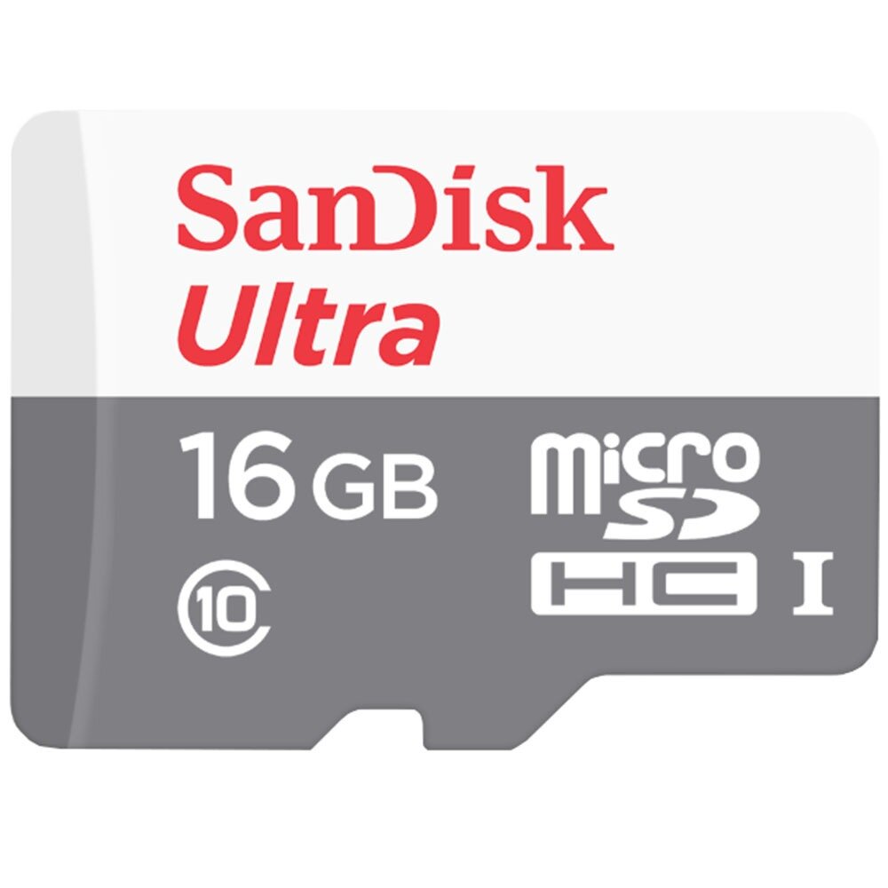 Карта памяти SanDisk 16Gb Ultra Android (SDSQUNS-016G-GN3MN)