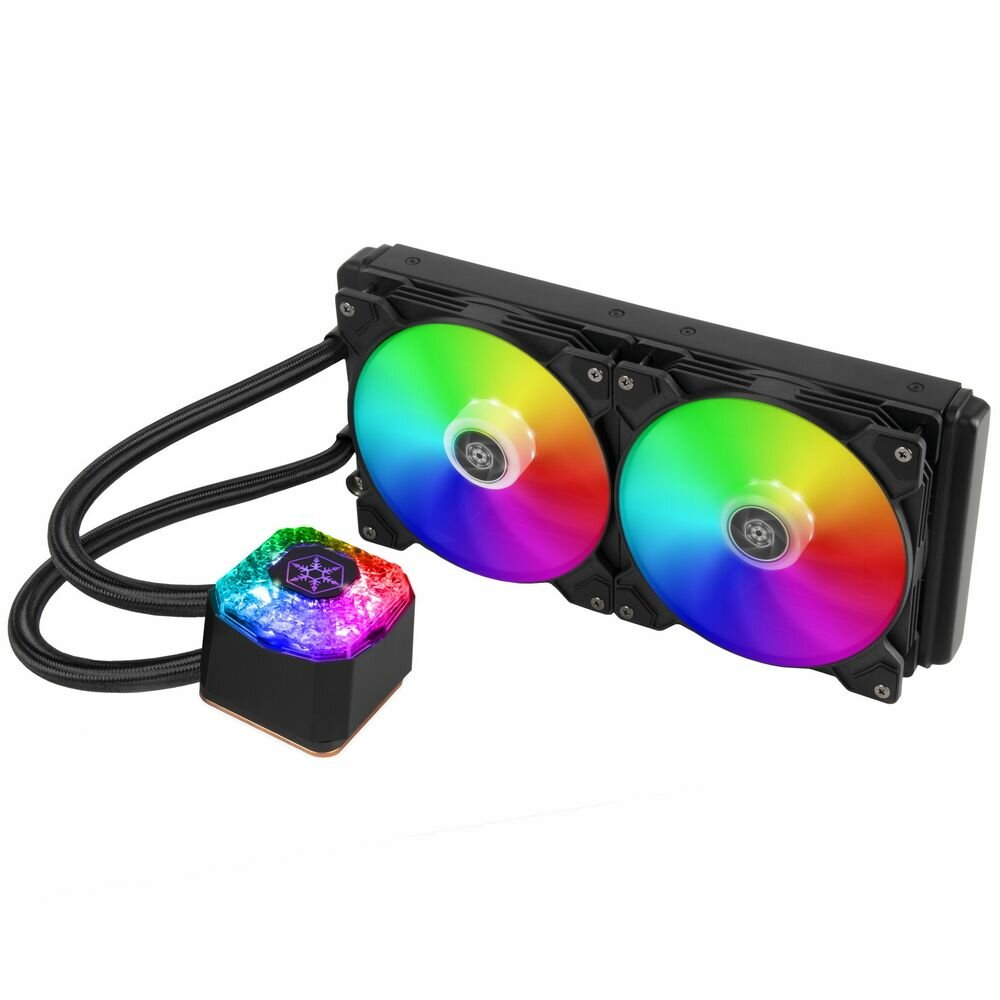 Жидкостная система охлаждения Silverstone SST-IG280-ARGB 280mm high-performance ARGB AIO liquid cooler with 2 x 140mm ARGB fans (811208)