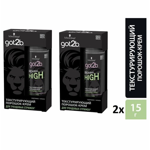 Got2b Текстурирующий порошок-крем Roaring High 15 г 2 шт 855₽
