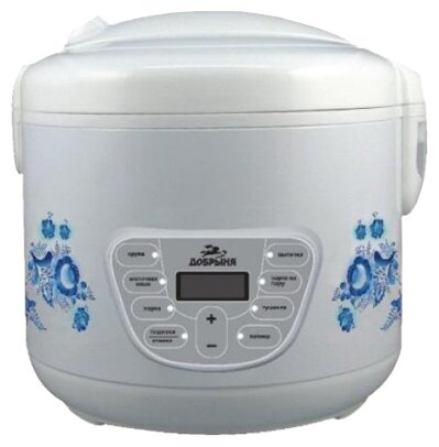 фото Мультиварка 4.0Л 800ВТ 6ПРОГР гжель БЕЛ добрыня