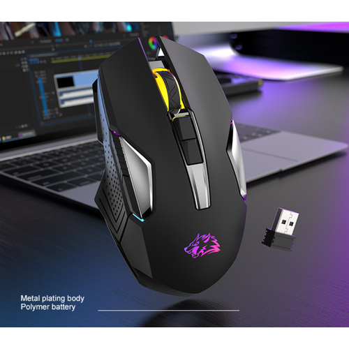 Беспроводная компьютерная мышь Wolf X18 с RGB-подсветкой 1990₽