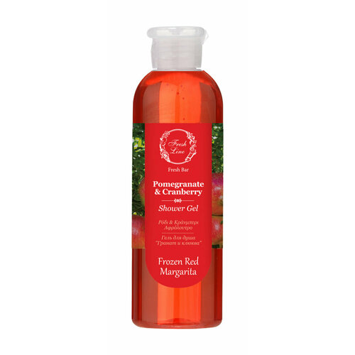 Гель для душа | Fresh Line Pomegranate and Cranberry Shower Gel | 200 fresh line pomegranate