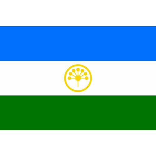 Флаг Республики Башкортостан, Размер: 75х50 см.