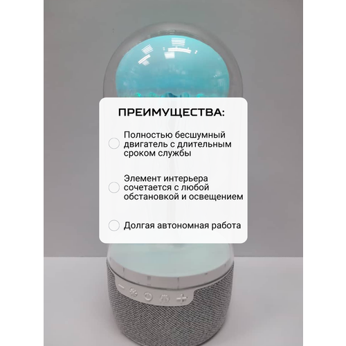 Светильник-ночник Колонка медуза.