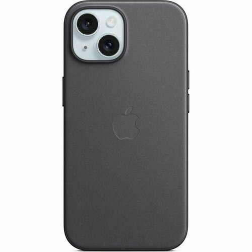 Клип-кейс Apple FineWoven with MagSafe для iPhone 15 Plus Black apple iphone 15 pro max finewoven case with magsafe pacific blue mt4y3