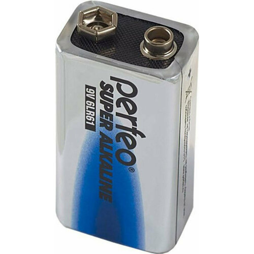 Батарейка Батарейка крона щелочная Perfeo 6LR61/1BL Super Alkaline 1 шт батарейка крона щелочная perfeo 6lr61 1sh super alkaline 1 шт