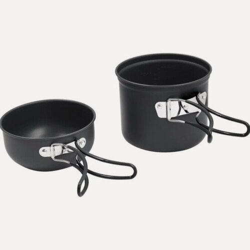 Изображение товара Котелок Forester MOBILE 1л с крышкой-миской 0,5л , из анодированного алюминия