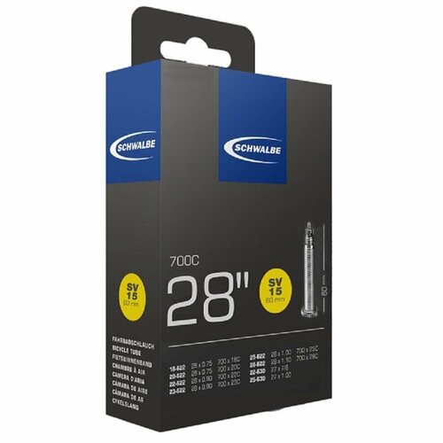 Велосипедная камера Schwalbe SV15 28х0.75-1.10 (18/28-622/630) IB 60mm (05-10427363)