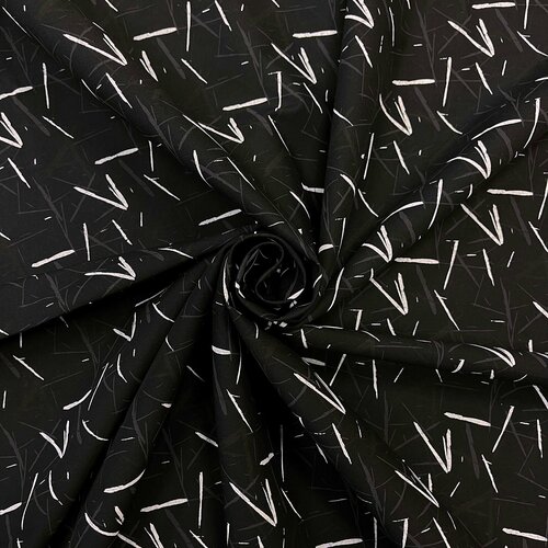 Батист принт Абстракция GD 8078-06145 90gr D Pech батист Черный 145 см 1737₽