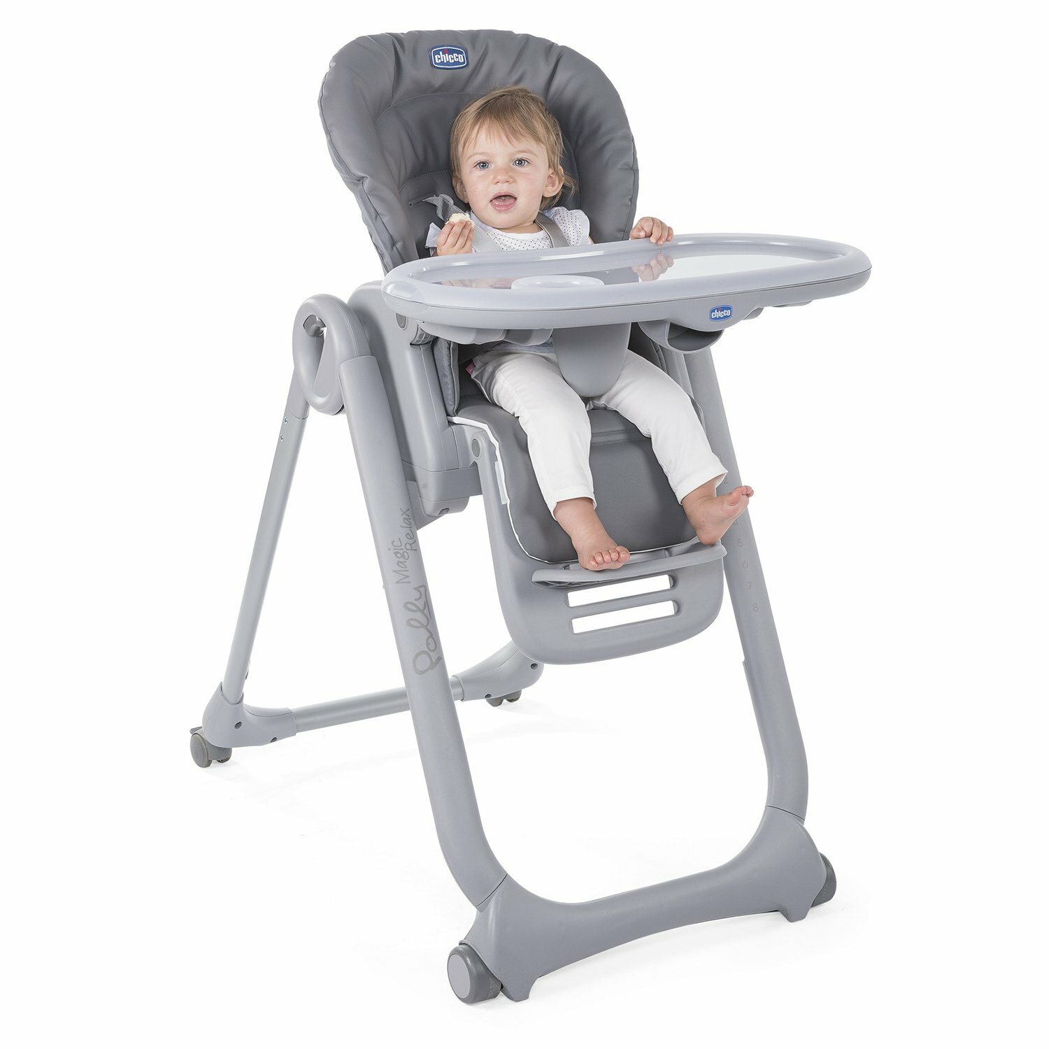 Стульчик для кормления Chicco Polly Magic Relax Graphite