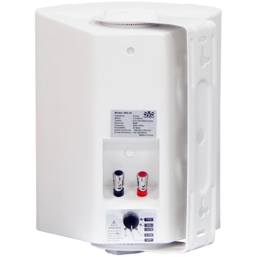 Акустика трансляционная трансформаторная SVS Audiotechnik WS-20 White — фото 1