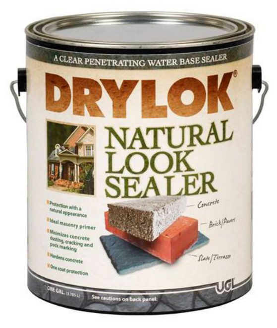 Drylok Natural Look Sealer 3.785л акриловая защитно-декоративная пропитка для камня, бетона, кирпича, сланца