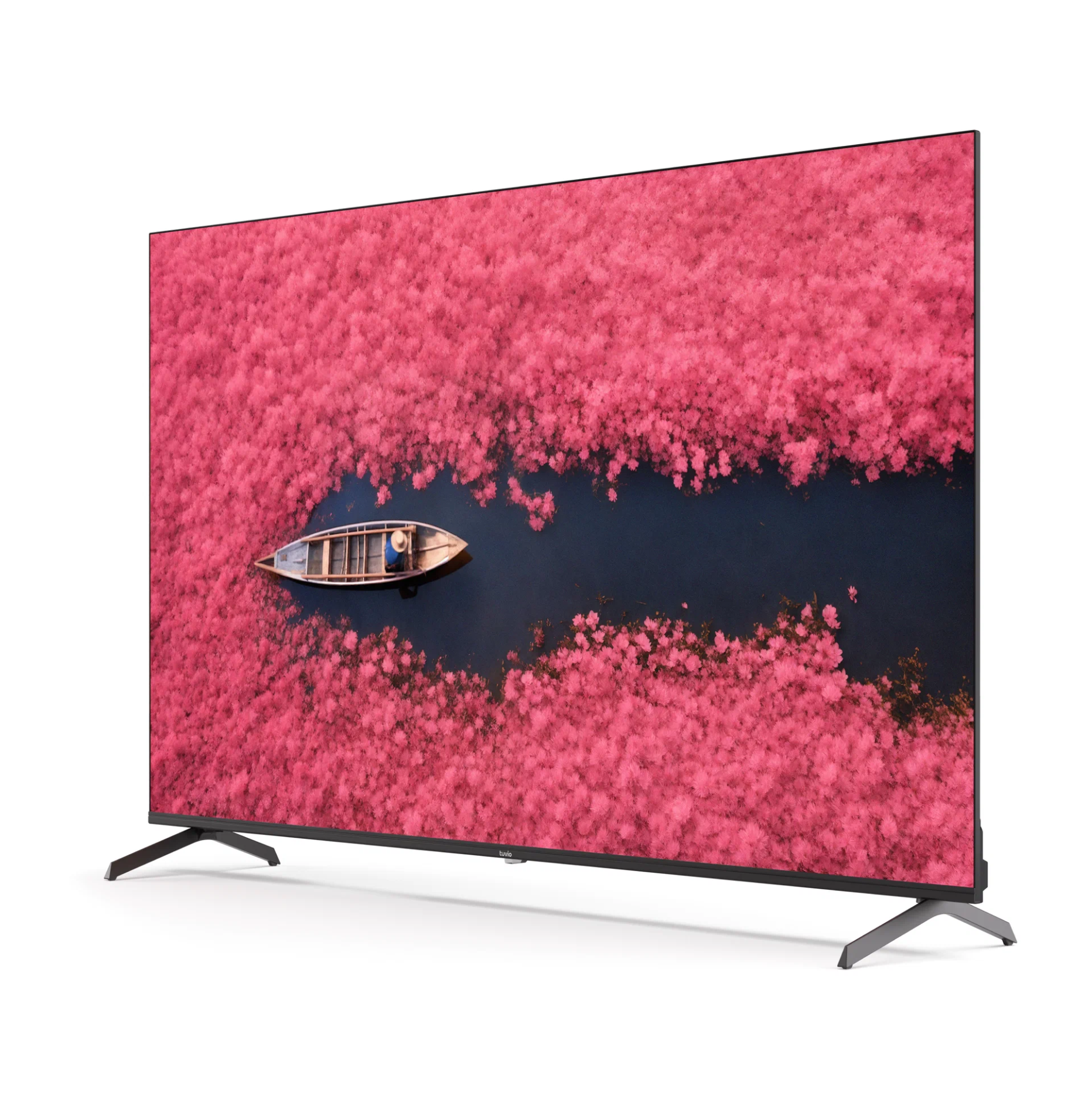 65” Телевизор Tuvio 4K ULTRA HD QLED Frameless на платформе YaOS, TQ65UFBCV1, черный