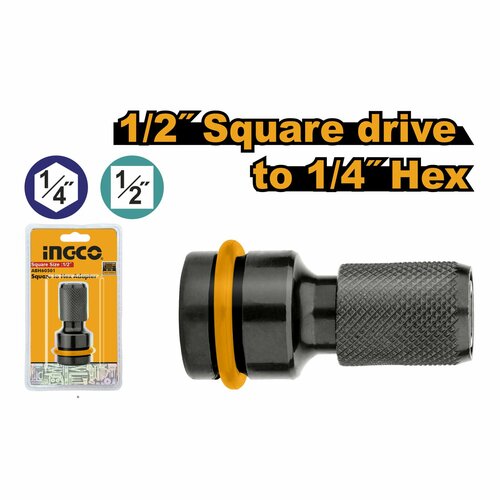 Переходник с квадрата 12 под шестигранную биту 14 INGCO ABH60501 680₽
