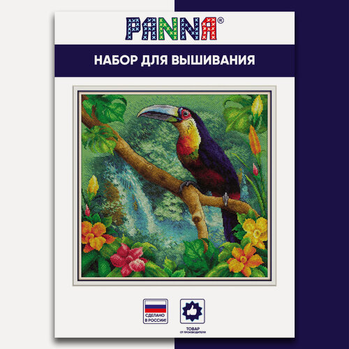 Изображение товара Набор для вышивания PANNA PT-1197 "У истока Амазонки" 34.5 х 34.5 см