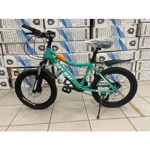 Велосипед Sky Way городской горный 20 детский зеленый 1599000₽