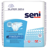 Seni Super Medium подгузники для взрослых (75-110 см) 10 шт