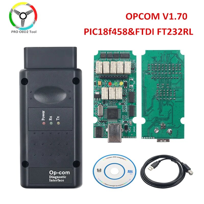 Качество OPCOM V1.99 OP COM V1.95 с чипом PIC18F458 FTDI Автомобильный диагностический сканер Обновление прошивки opcom, OPCOM V1.70