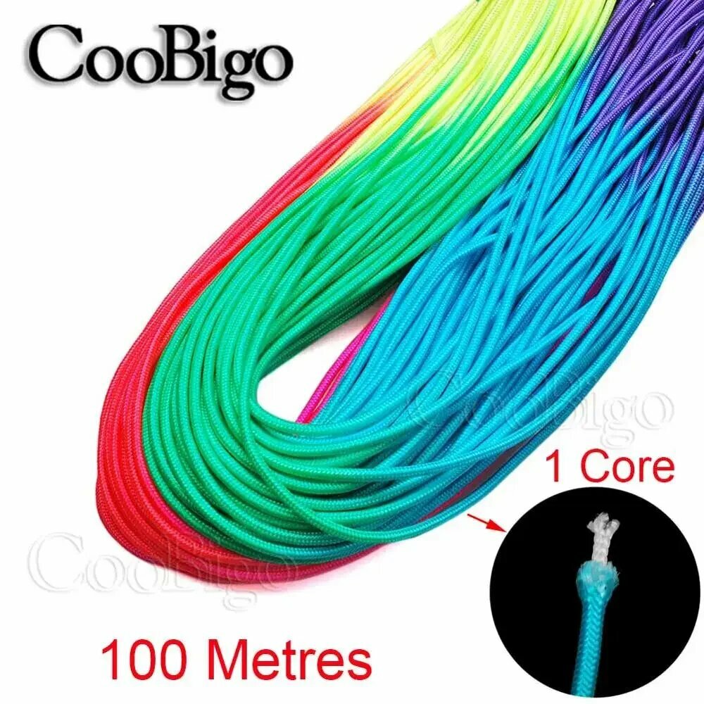 Паракорд радужный 3 мм 10/328 футов 328FT