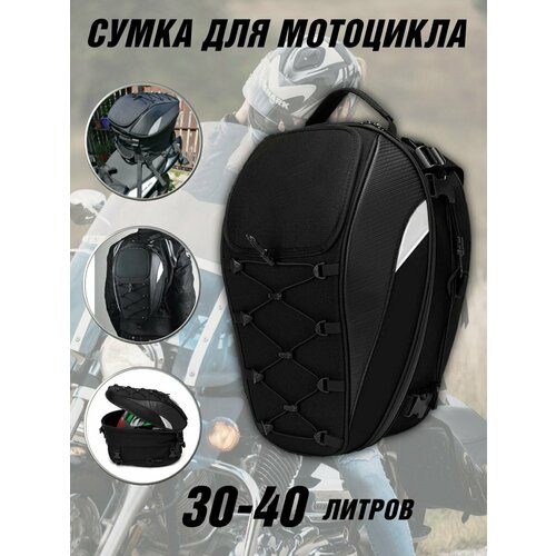 фото Сумка для мотоцикла на заднее сиденье anysmart