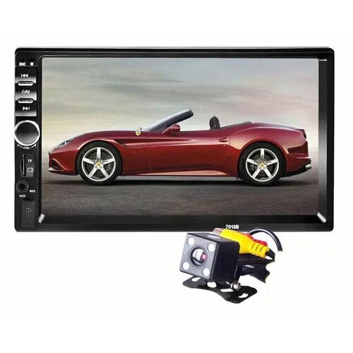 Автомагнитола 7010B с сенсорным экраном 7 Камера заднего вида в комплекте 4390₽