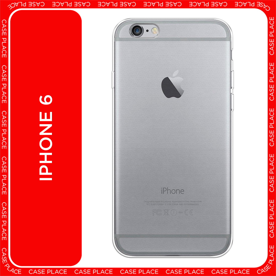 Чехол на Apple iPhone 6S / Айфон 6S прозрачный