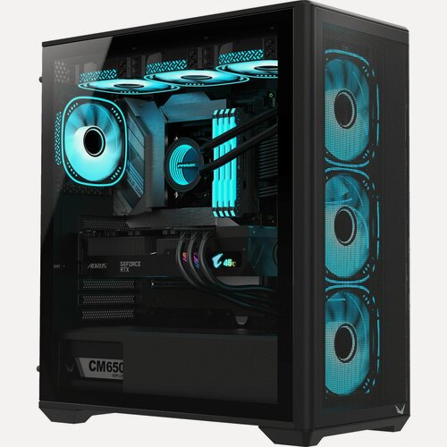 Изображение товара Корпус Formula Air Power G5 Plus черный без БП ATX 1x120mm 2xUSB2.0 1xUSB3.1 audio bott PSU