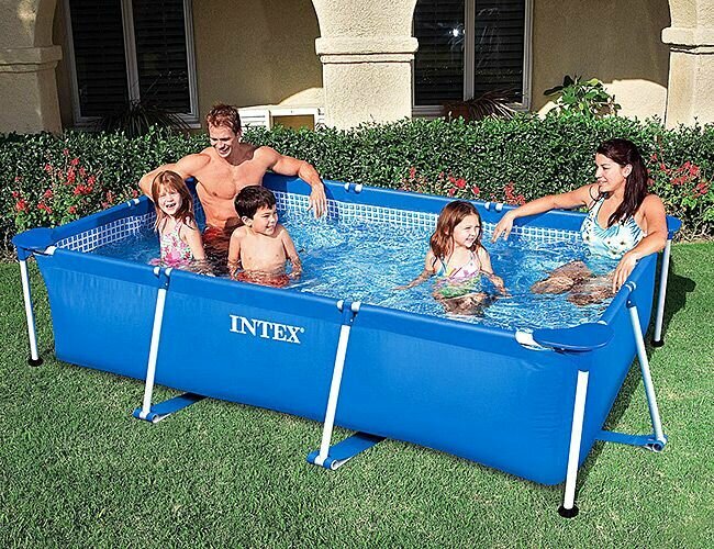 Каркасный бассейн Intex Rectangular Frame Pool, 300х200х75см, 28272