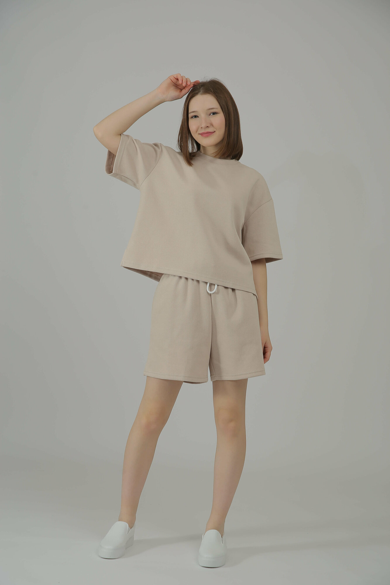 Футболка спортивная TERRA PRO, размер M, бежевый — фото 1